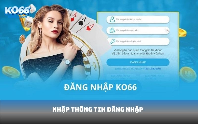 Nhập thông tin đăng nhập