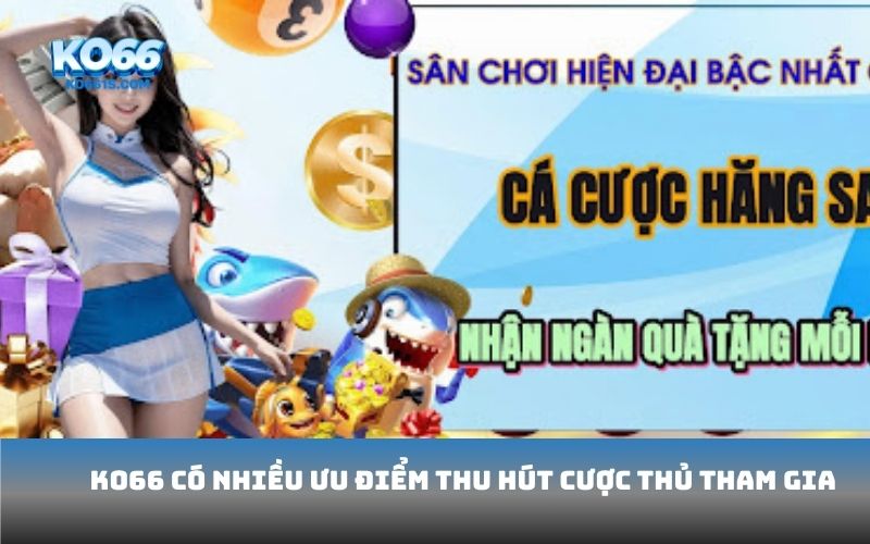KO66 có nhiều ưu điểm thu hút cược thủ tham gia